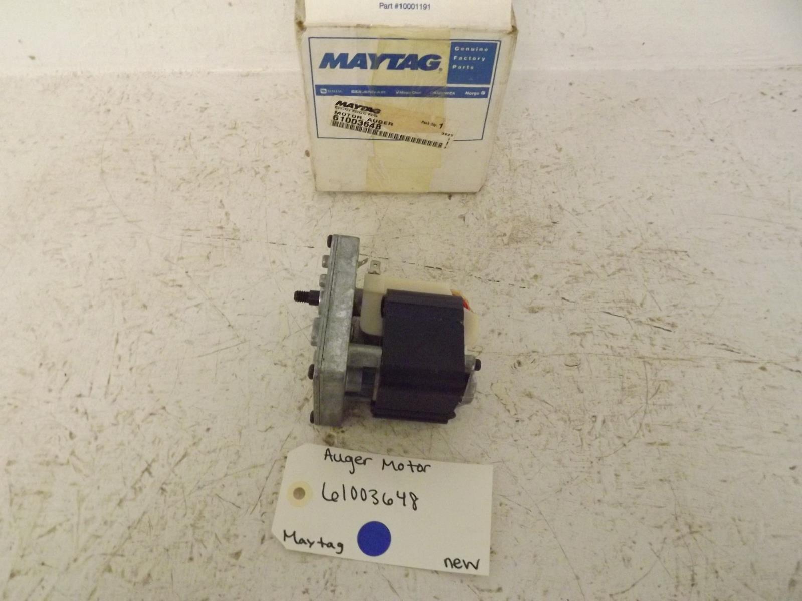 Maytag Refrigerator 61003648 Auger Motor New Maytag Refrigerator 61003648 Auger Motor New